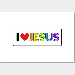 I Heart Jesus Posters and Art